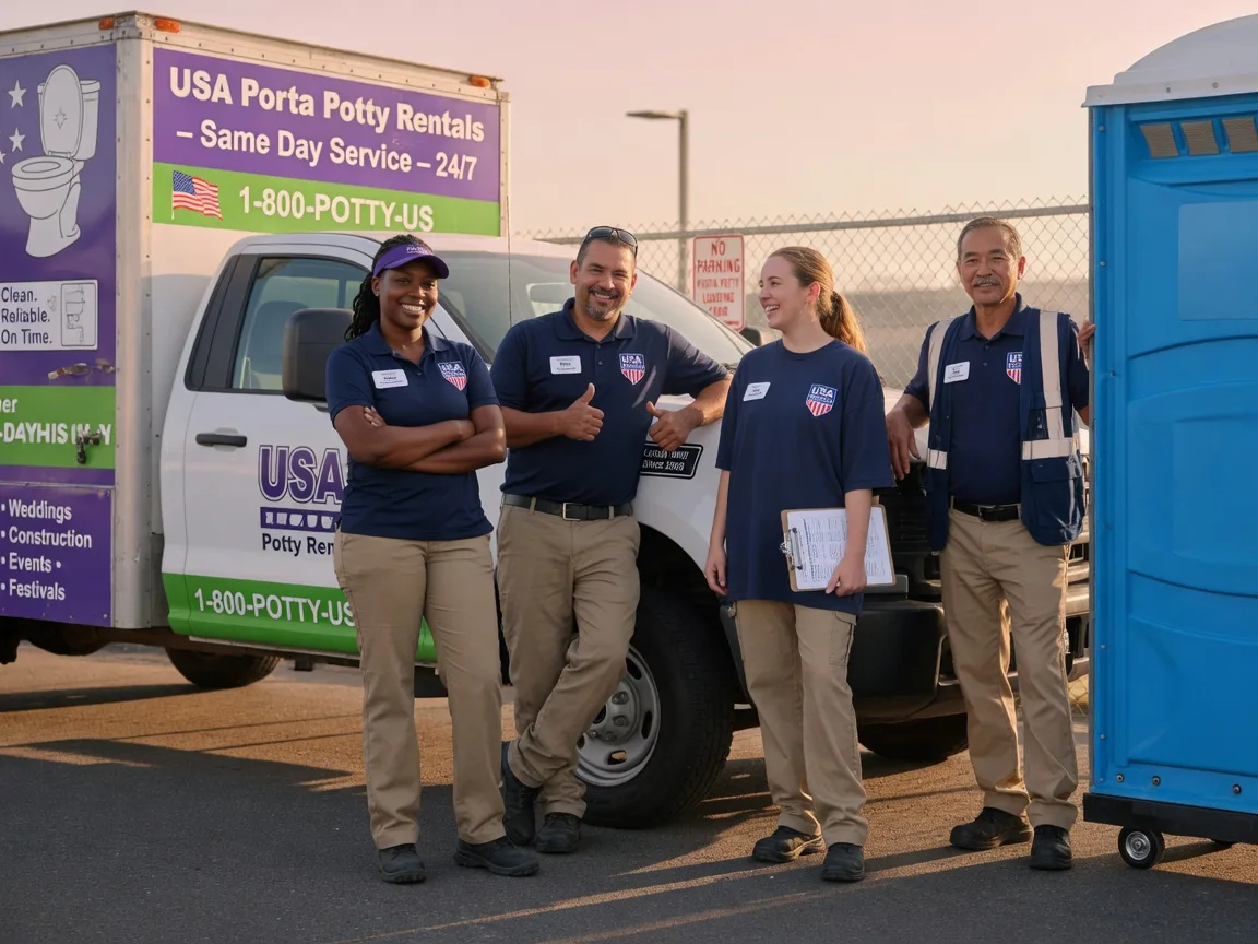 Porta Potty Rental company in Farmersville, CA